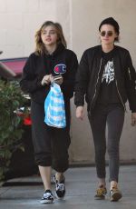 KRISTEN STEWART and CHLOE MORETZ Out in Los Feliz 01/26/2017