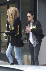 KRISTEN STEWART and STELLA MAXWELL Out and About in Los Angeles 01/04/2017