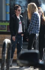 KRISTEN STEWART and STELLA MAXWELL Out for Luch in Los Feliz 01/06/2017