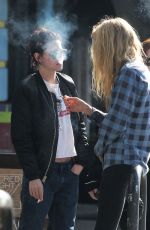 KRISTEN STEWART and STELLA MAXWELL Out for Luch in Los Feliz 01/06/2017