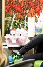 KRISTIN CHENOWETH at a Nail Salon in Beverly Hills 01/04/2017