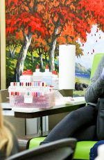 KRISTIN CHENOWETH at a Nail Salon in Beverly Hills 01/04/2017
