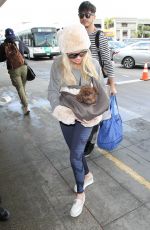 KRISTIN CHENOWETH at LAX Airport in Los Angeles 01/13/2017