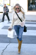 KRISTIN CHENOWETH Out Shopping in Beverly Hills 01/11/2017