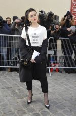KRISTINA BAZAN at Christian Dior Fashion Show in Paris 01/23/2017