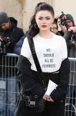 KRISTINA BAZAN at Christian Dior Fashion Show in Paris 01/23/2017