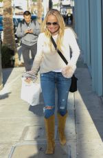 KRISTINA CHENOWETH in Jeans Out in Beverly Hills 01/11/2017