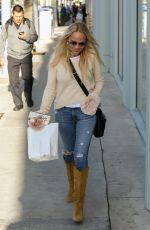 KRISTINA CHENOWETH in Jeans Out in Beverly Hills 01/11/2017