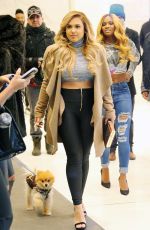 KRISTINIA DEBARGE Leaves SiriusXM Studios in New York 01/07/2016