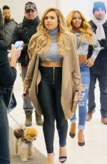 KRISTINIA DEBARGE Leaves SiriusXM Studios in New York 01/07/2016