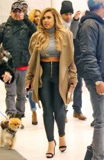 KRISTINIA DEBARGE Leaves SiriusXM Studios in New York 01/07/2016