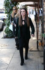 KYLE RICHARDS Out for Lunch in Beverly Hills 01/11/2017