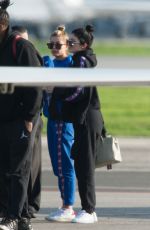 KYLIE JENNER and HAILEY BALDWIN at Airport in Van Nuys 01/18/2017