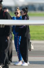 KYLIE JENNER and HAILEY BALDWIN at Airport in Van Nuys 01/18/2017