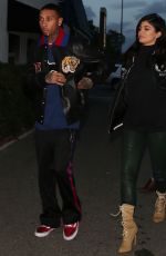 KYLIE JENNER and Tyga Leaves Kabuki Restaurant in Los Angeles 01/11/2017