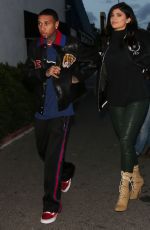 KYLIE JENNER and Tyga Leaves Kabuki Restaurant in Los Angeles 01/11/2017