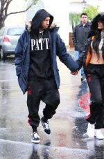 KYLIE JENNER and Tyga Out in Calabasas 11/26/2016