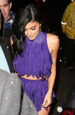 KYLIE JENNER at Catch LA in West Hollywood 01/10/2017