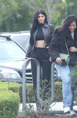 KYLIE JENNER in a Givenchy Pants Out in Calabasas 01/05/2017