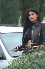 KYLIE JENNER in a Givenchy Pants Out in Calabasas 01/05/2017