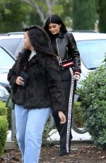 KYLIE JENNER in a Givenchy Pants Out in Calabasas 01/05/2017