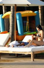 KYLIE JENNER in Bikini in Casa Aramara in Punta Mita 01/03/2017