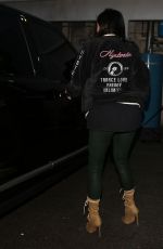 KYLIE JENNER Out for Dinner at Kabuki Restaurant in Los Angeles 01/11/2017