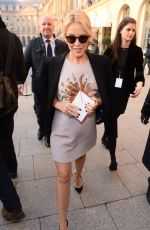 KYLIE MINOGUE Arrives at Schiapparelli Fashion Show in Paris 01/23/2017