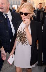 KYLIE MINOGUE Arrives at Schiapparelli Fashion Show in Paris 01/23/2017