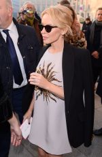KYLIE MINOGUE Arrives at Schiapparelli Fashion Show in Paris 01/23/2017