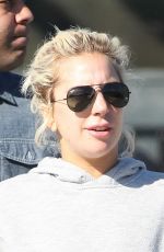 LADY GAGA Out and About in Malibu 01/17/2017