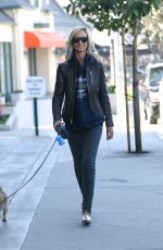 LADY VICTORIA HERVEY Out with Her Dog in West Hollywood 01/26/2017
