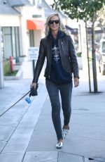 LADY VICTORIA HERVEY Out with Her Dog in West Hollywood 01/26/2017
