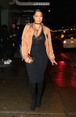 LALA ANTHONY Out in New York 01/10/2017