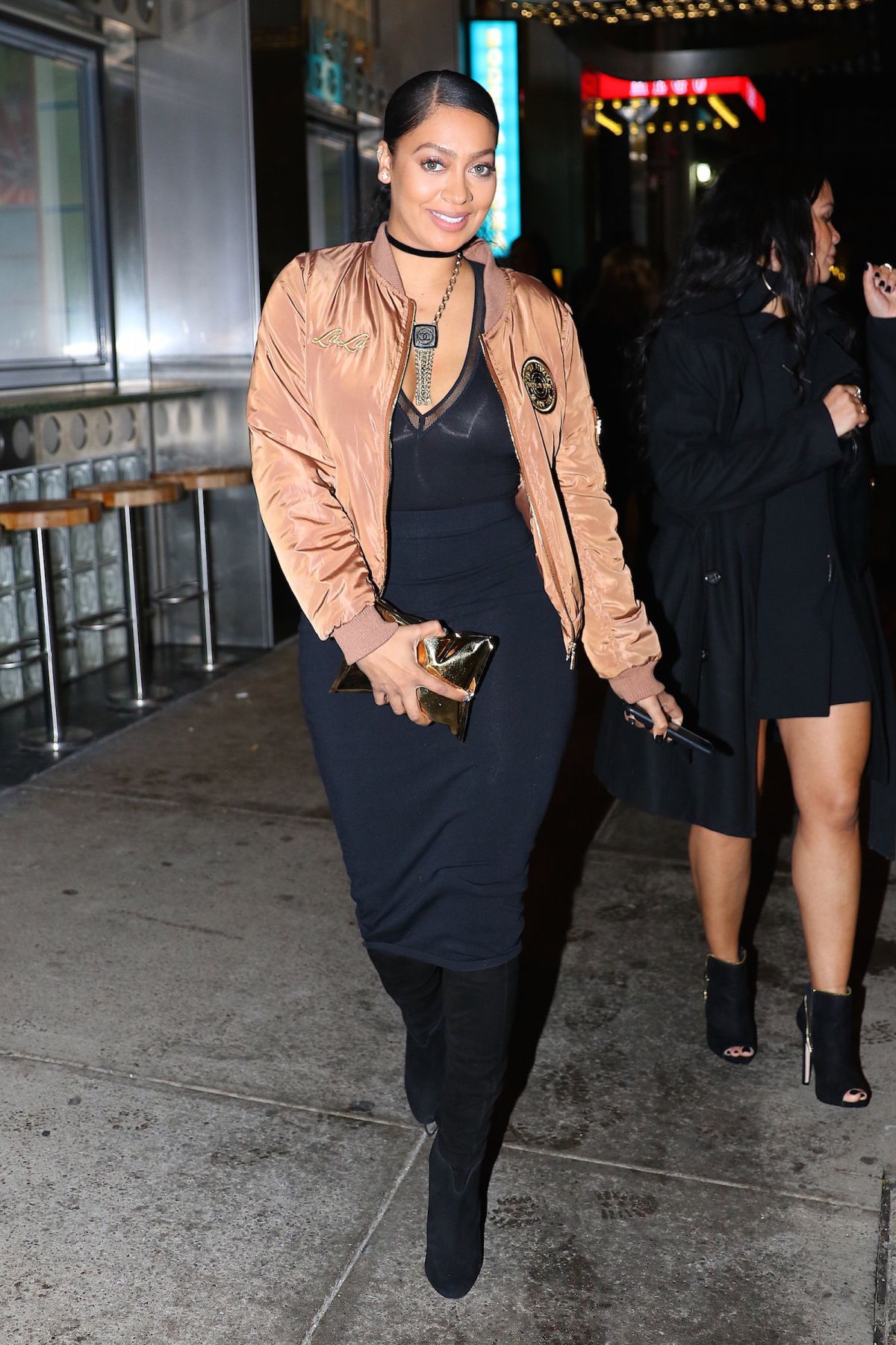 LALA ANTHONY Out in New York 01/10/2017 – HawtCelebs