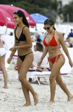 LARSA PIPPEN in Bikini on the Beach in Miami 01/06/2017