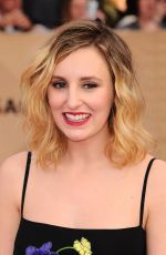 LAURA CARMICHAEL at 23rd Annual Screen Actors Guild Awards in Los Angeles 01/29/2017