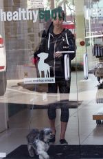 LAURA VANDERVOORT in Leggings Walks Her Dog Out in West Hollywood 01/26/2017