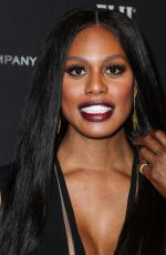 LAVERNE COX at Weinstein Company and Netflix Golden Globe Party in Beverly Hills 01/08/2017