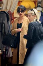 LEA MICHELE and EMMA ROBERTS Out Shopping in West Hollywood 01/05/2017