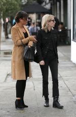 LEA MICHELE and EMMA ROBERTS Out Shopping in West Hollywood 01/05/2017