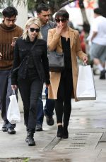 LEA MICHELE and EMMA ROBERTS Out Shopping in West Hollywood 01/05/2017