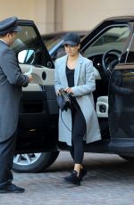 LEA MICHELE Arrives at Montage Hotel in Beverly Hills 01/28/2017