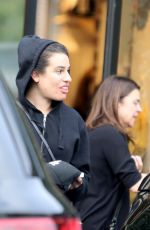 LEA MICHELE at Le Pain Quotidian in Brentwood 12/30/2016