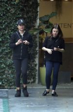 LEA MICHELE at Le Pain Quotidian in Brentwood 12/30/2016