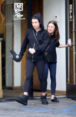 LEA MICHELE at Le Pain Quotidian in Brentwood 12/30/2016