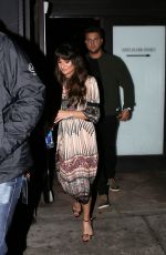 LEA MICHELE Leaves Hotel Cafe in Hollywood 01/23/2017