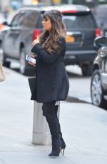 LEA MICHELE Out and About in New York 01/26/2017