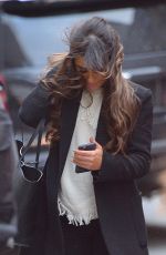 LEA MICHELE Out and About in New York 01/26/2017