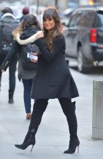 LEA MICHELE Out and About in New York 01/26/2017